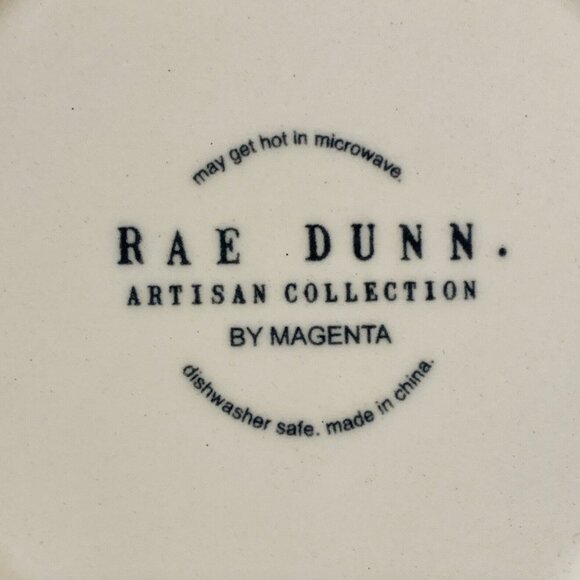 RAE DUNN Cider I Tea I Cocoa ICON Coffee Mugs Pottery ARTISAN Collection MAGENTA - Picture 6 of 7